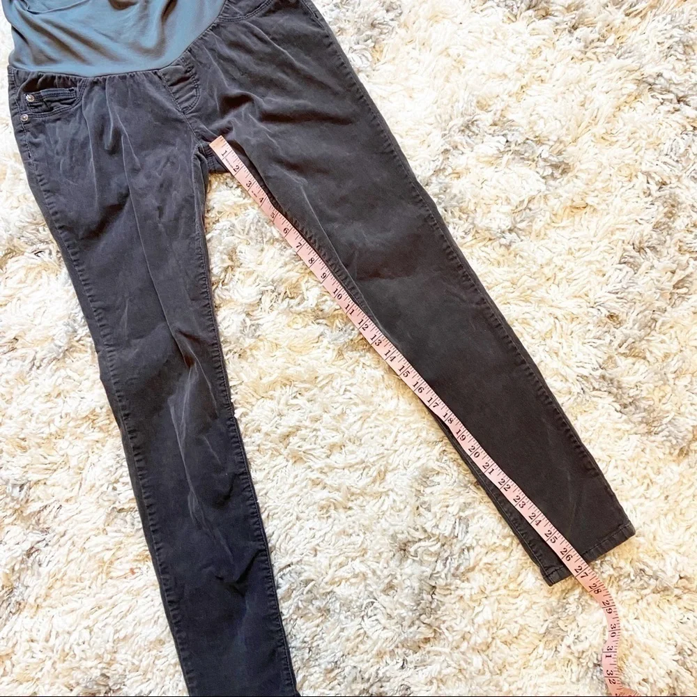 A Pea in the Pod | Gray Corduroy Skinny Pants Size XS